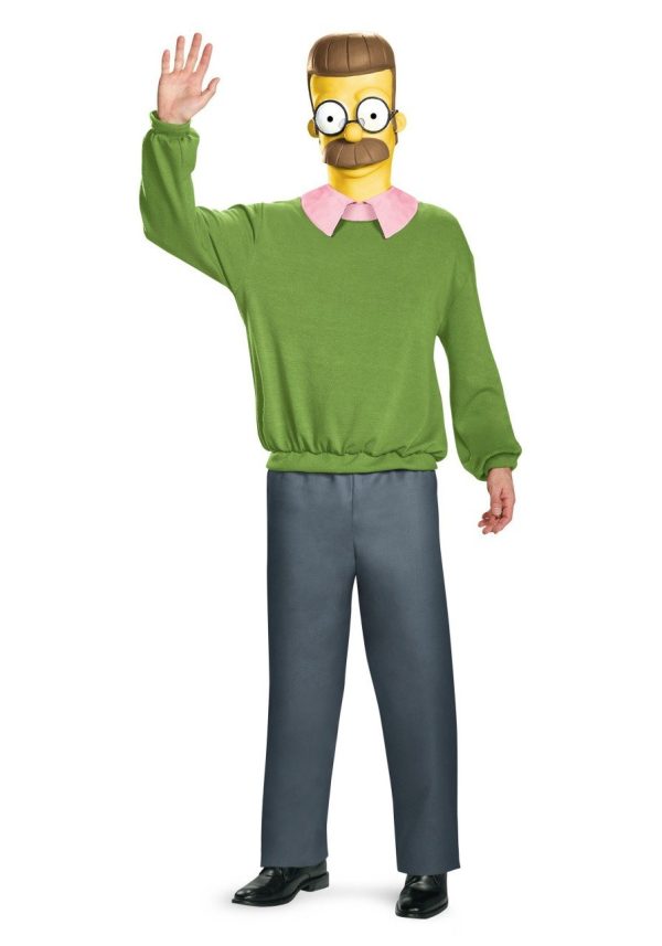 Fantasia Ned Flanders Os Simpsons adulto Fantasia Ned Flanders Os Simpsons adulto