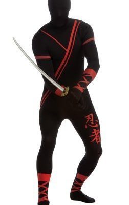 Fantasia Ninja Master Spandex Adulto Elite Fantasia Ninja Master Spandex Adulto Elite