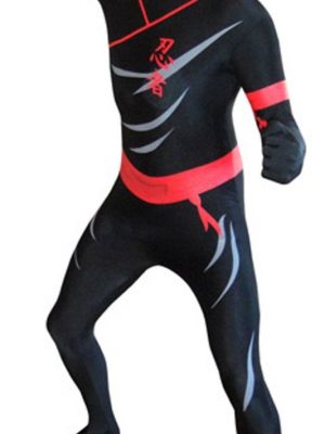 Fantasia Ninja Master Spandex Adulto Luxo Fantasia Ninja Master Spandex Adulto Luxo