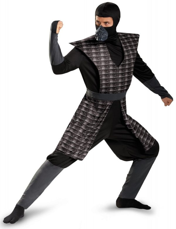 Fantasia Ninja Negro Adulto Fantasia Ninja Negro Adulto