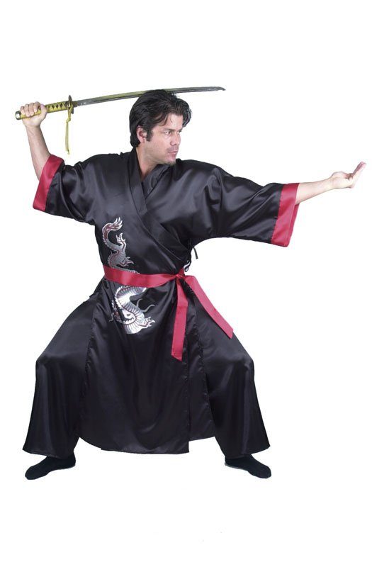 Fantasia Ninja Samurai Adulto Luxo Fantasia Ninja Samurai Adulto Luxo