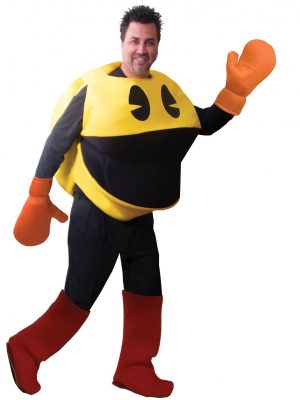 Fantasia PacMan Pac Man Luxo Adulto Fantasia PacMan Pac Man Luxo Adulto
