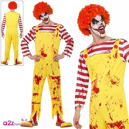 Fantasia Palhaço Matador Ronald McDonald Adulto