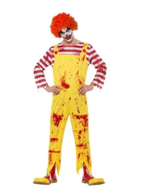 Fantasia Palhaço Matador Ronald McDonald Adulto Fantasia Palhaço Matador Ronald McDonald Adulto