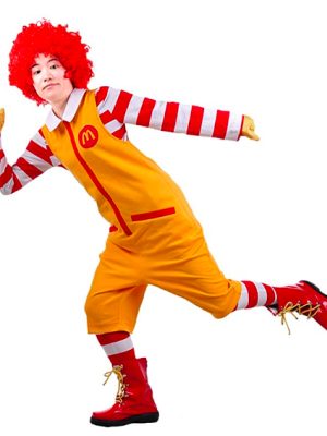 Fantasia Palhaço McDonalds Infantil Fantasia Palhaço McDonalds Infantil