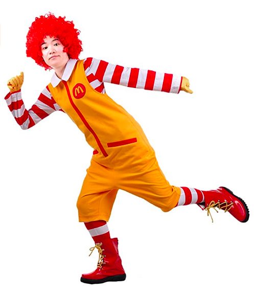Fantasia Palhaço McDonalds Infantil Fantasia Palhaço McDonalds Infantil