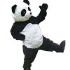 Fantasia Panda Mascote Adulto Elite Profissional