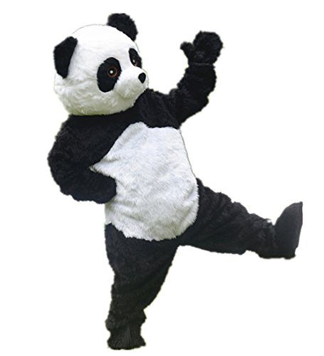 Fantasia Panda Mascote Adulto Elite Profissional Fantasia Panda Mascote Adulto Elite Profissional
