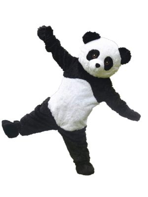 Fantasia Panda Mascote Adulto Elite Profissional Fantasia Panda Mascote Adulto Elite Profissional