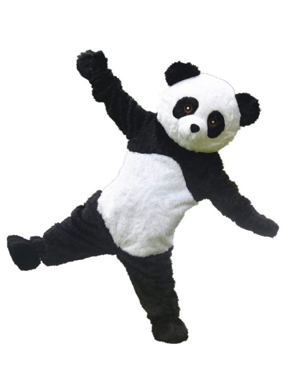 Fantasia Panda Mascote Adulto Elite Profissional Fantasia Panda Mascote Adulto Elite Profissional
