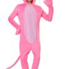 Fantasia Pantera Cor de Rosa Adulto Luxo