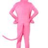 Fantasia Pantera Cor de Rosa Adulto Luxo