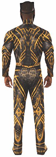 Fantasia Pantera Negra Guerra Infinita Adulto Luxo Amarelo Fantasia Pantera Negra Guerra Infinita Adulto Luxo Amarelo