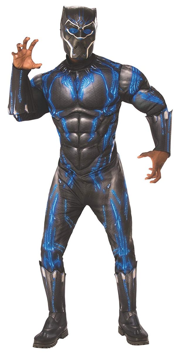 Fantasia Pantera Negra Guerra Infinita Adulto Luxo Azul