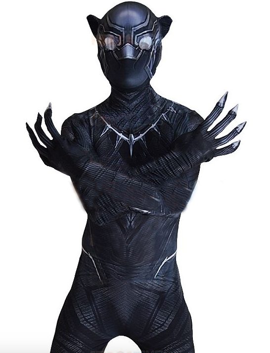 Fantasia Pantera Negra Guerra Infinita Adulto Spandex Fantasia Pantera Negra Guerra Infinita Adulto Spandex