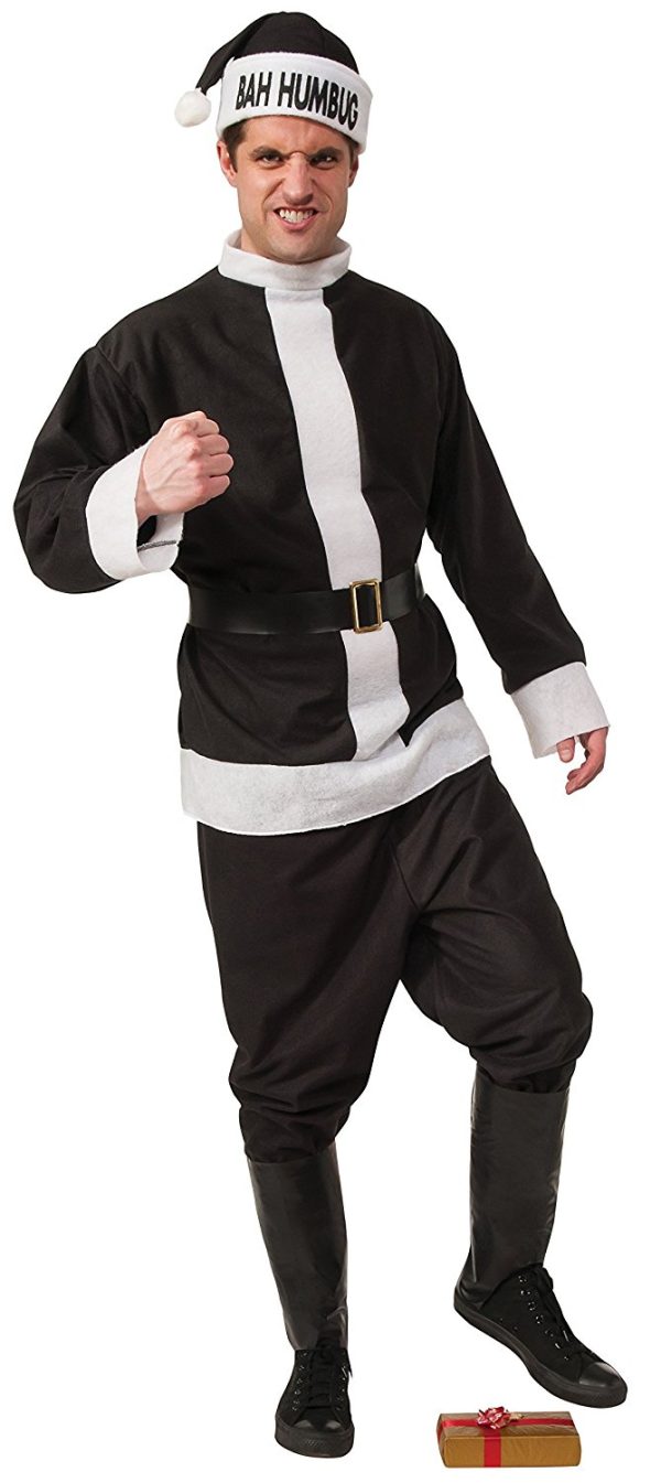 Fantasia Papai Noel Bah Humbug Preta