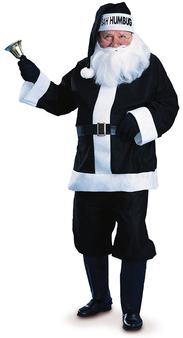 Fantasia Papai Noel Bah Humbug Preta