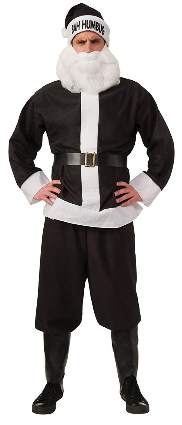 Fantasia Papai Noel Bah Humbug Preta