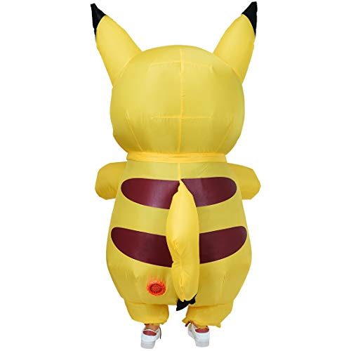 Fantasia Pikachu Pokemon Inflável Adulto Luxo Fantasia Pikachu Pokemon Inflável Infantil Luxo