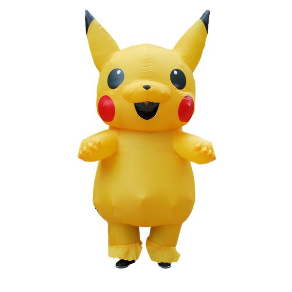 Fantasia Pikachu Pokemon Inflável Adulto Luxo Fantasia Pikachu Pokemon Inflável Infantil Luxo