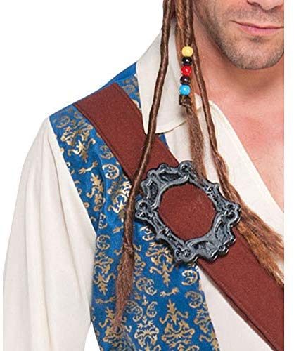 Fantasia Piratas do Caribe Jack Sparrow Clássica Adulto Fantasia Piratas do Caribe Jack Sparrow Clássica Adulto