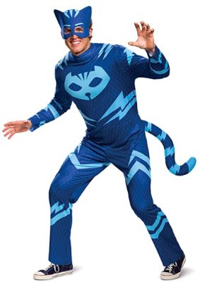Fantasia PJ Máscaras Menino Gato Connor Adulto Fantasia PJ Máscaras Menino Gato Connor Adulto