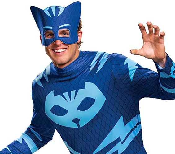 Fantasia PJ Máscaras Menino Gato Connor Adulto Fantasia PJ Máscaras Menino Gato Connor Adulto