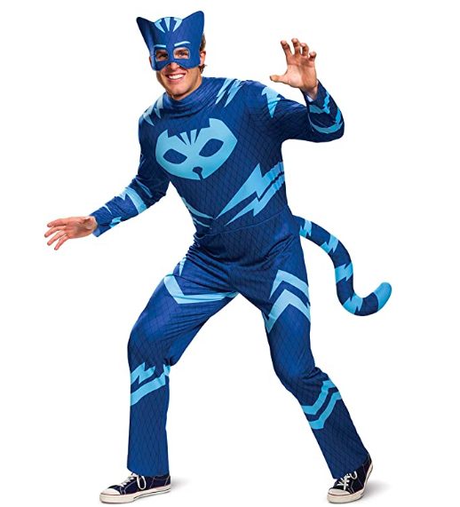 Fantasia PJ Máscaras Menino Gato Connor Adulto Fantasia PJ Máscaras Menino Gato Connor Adulto