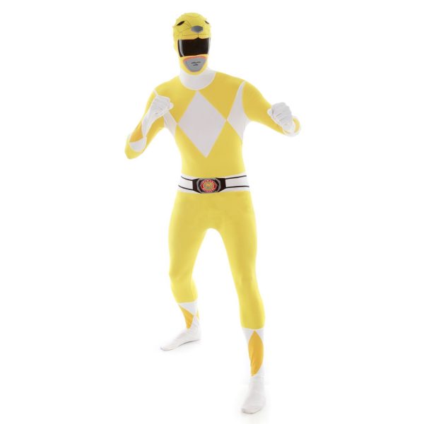 Fantasia Power Rangers Amarelo Luxo Fantasia Power Rangers Amarelo Luxo