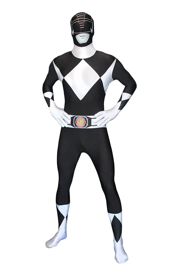 Fantasia Power Rangers Preto Luxo