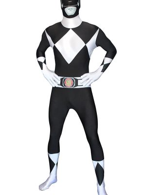 Fantasia Power Rangers Preto Luxo