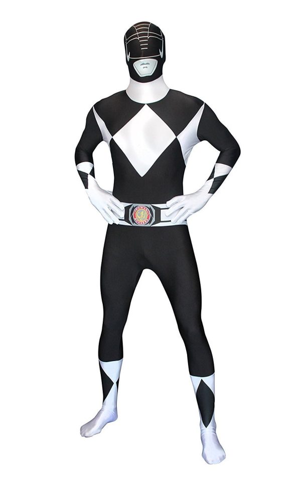 Fantasia Power Rangers Preto Luxo