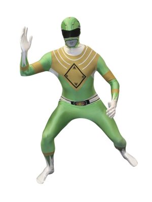 Fantasia Power Rangers Verde Luxo Fantasia Power Rangers Verde Luxo