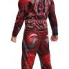 Fantasia Power Rangers Vermelha Filme Adulto Luxo