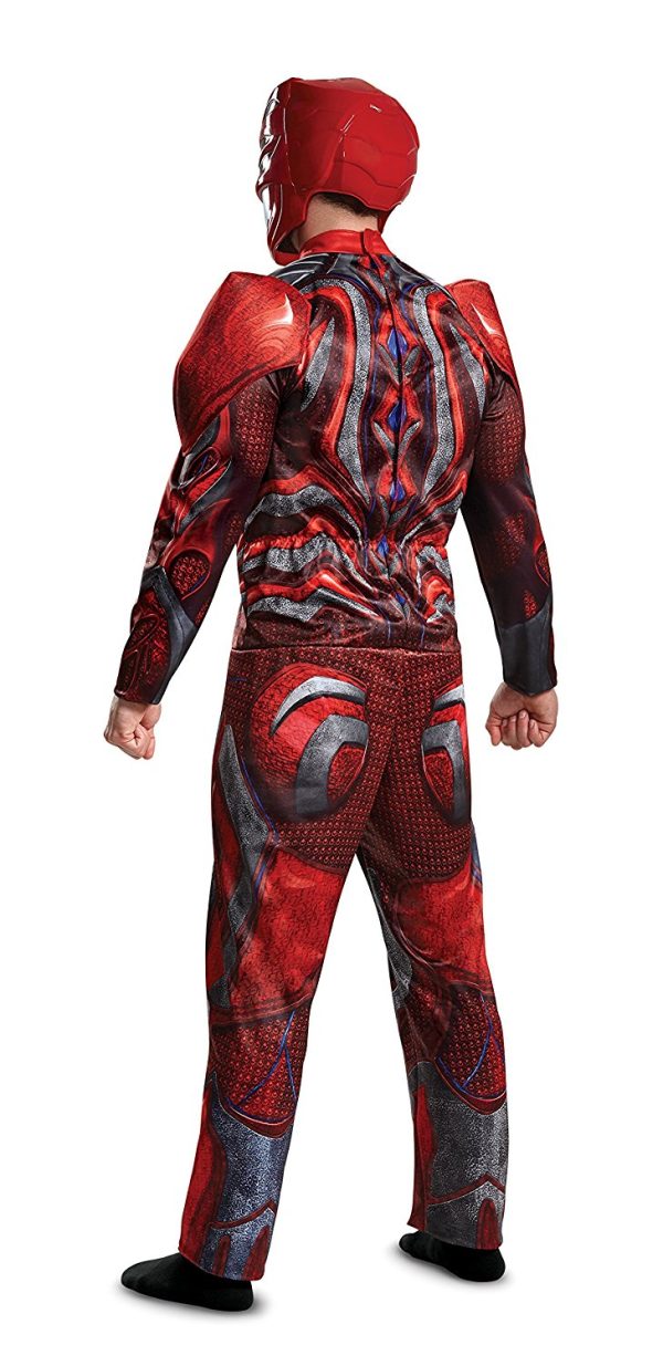 Fantasia Power Rangers Vermelha Filme Adulto Luxo
