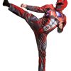 Fantasia Power Rangers Vermelha Filme Adulto Luxo