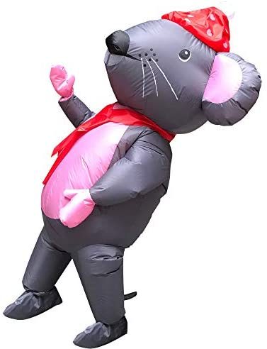 Fantasia Ratinho Inflável Adulto