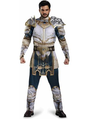 Fantasia Rei Llane Wrynn Warcraft Luxo Adulto Fantasia Rei Llane Wrynn Warcraft Luxo Adulto