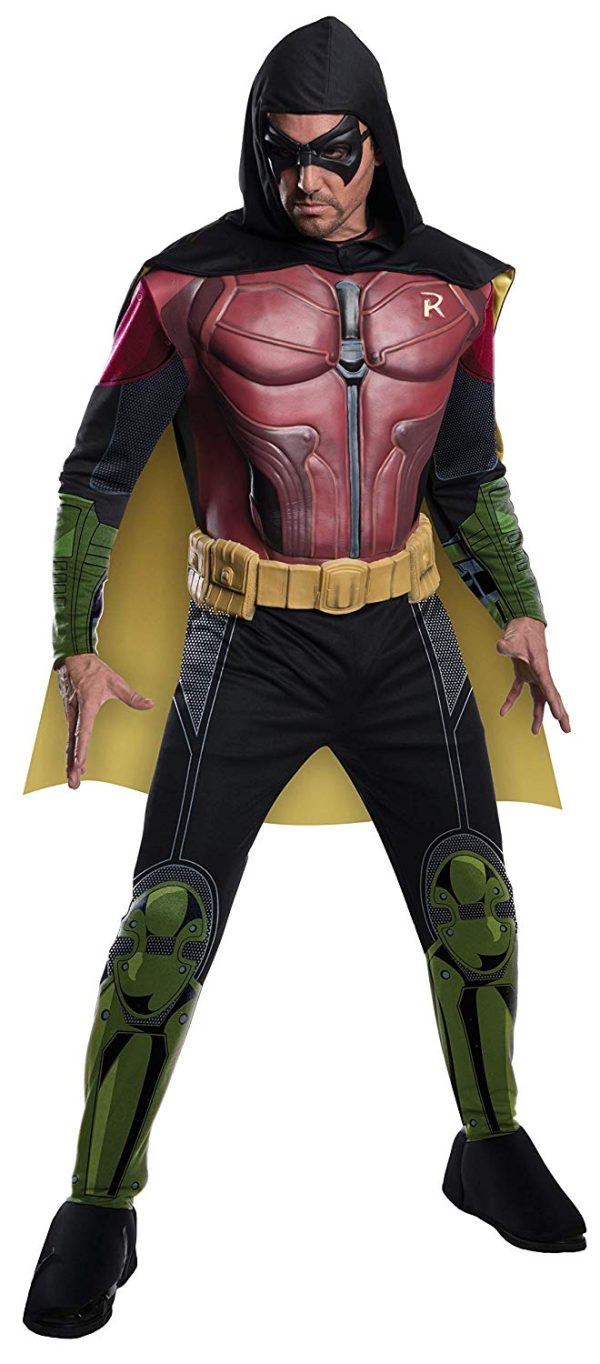 Fantasia Robin Adulto Arkham City Luxo Fantasia Robin Adulto Arkham City Luxo