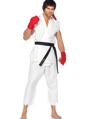 Fantasia Ryu Adulto do Street Fighter Fantasia Ryu Adulto do Street Fighter