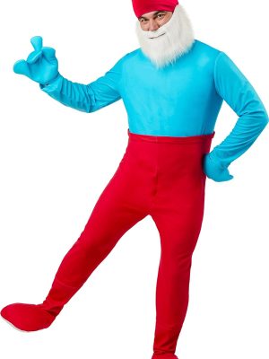 Fantasia Smurfs Adulto Masculino Luxo