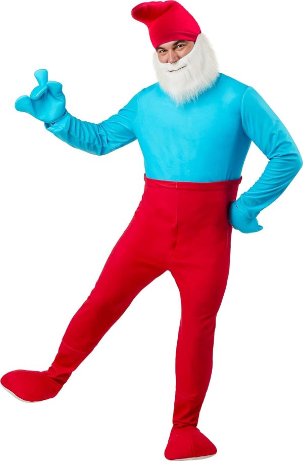 Fantasia Smurfs Adulto Masculino Luxo