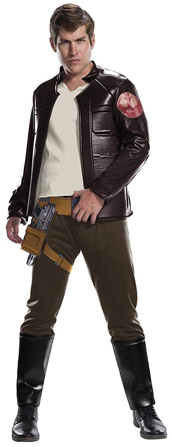 Fantasia Star Wars O Último Jedi Poe Dameron Adulto Luxo Fantasia Star Wars O Último Jedi Poe Dameron Adulto Luxo