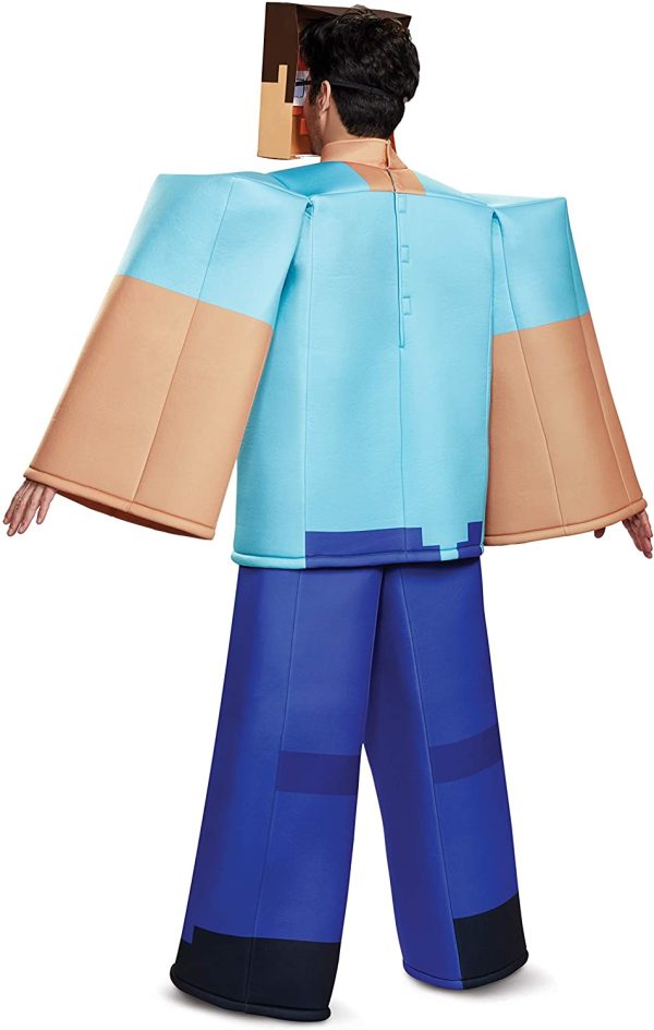 Fantasia Steve Minecraft Luxo Adulto Fantasia Steve Minecraft Luxo Adulto
