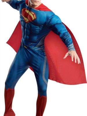 Fantasia Super Homem Adulto Homem de Aço