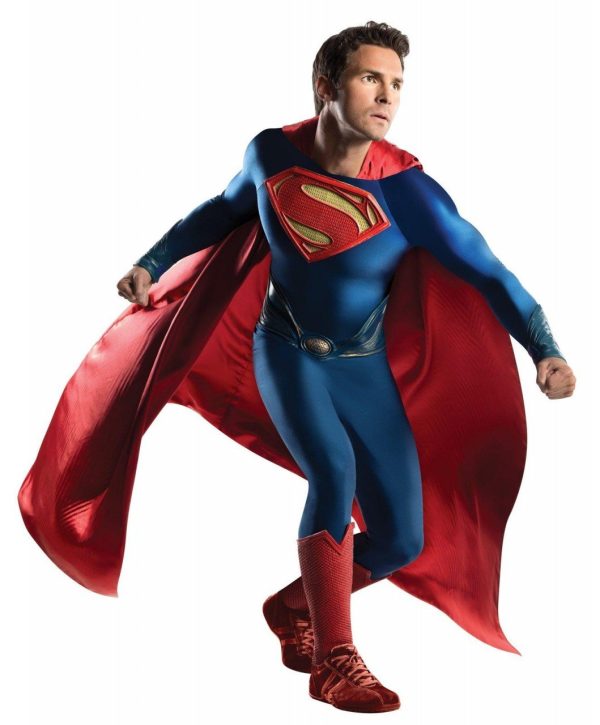 Fantasia Super Homem adulto Homem de Aço Elite Fantasia Super Homem adulto Homem de Aço Elite