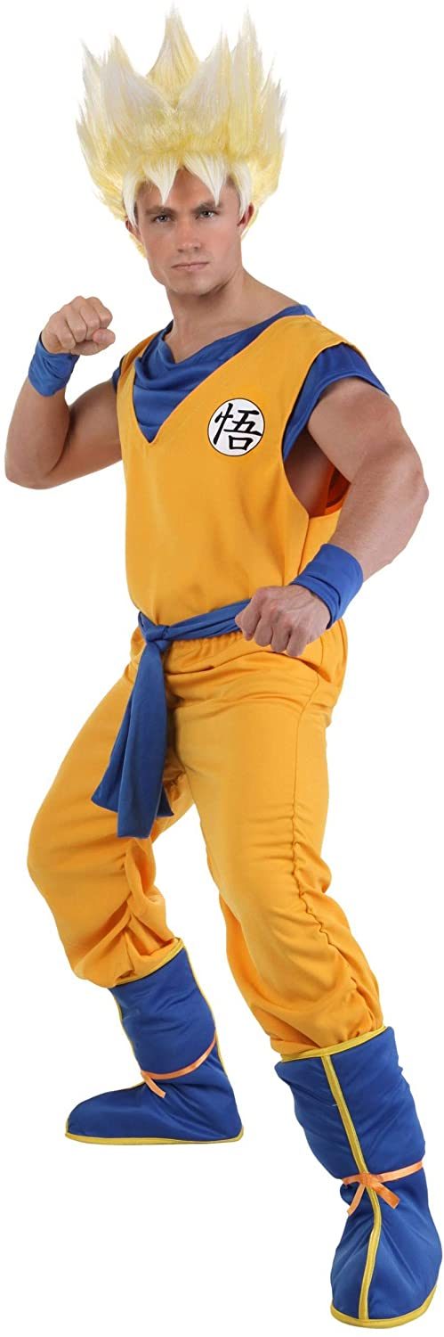 Fantasia Super Saiyan Goku Dragon Ball Adulto