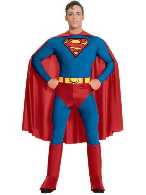 Fantasia SuperMan Super Homem Adulto Masculino
