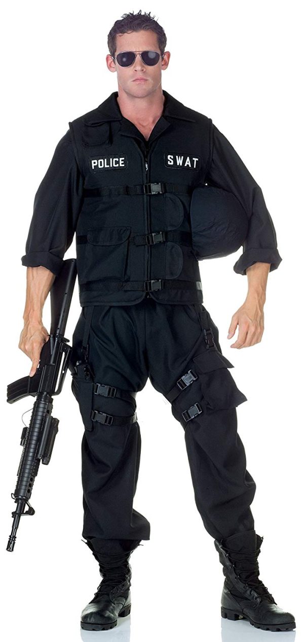 Fantasia SWAT Luxo Adulto Fantasia SWAT Luxo Adulto