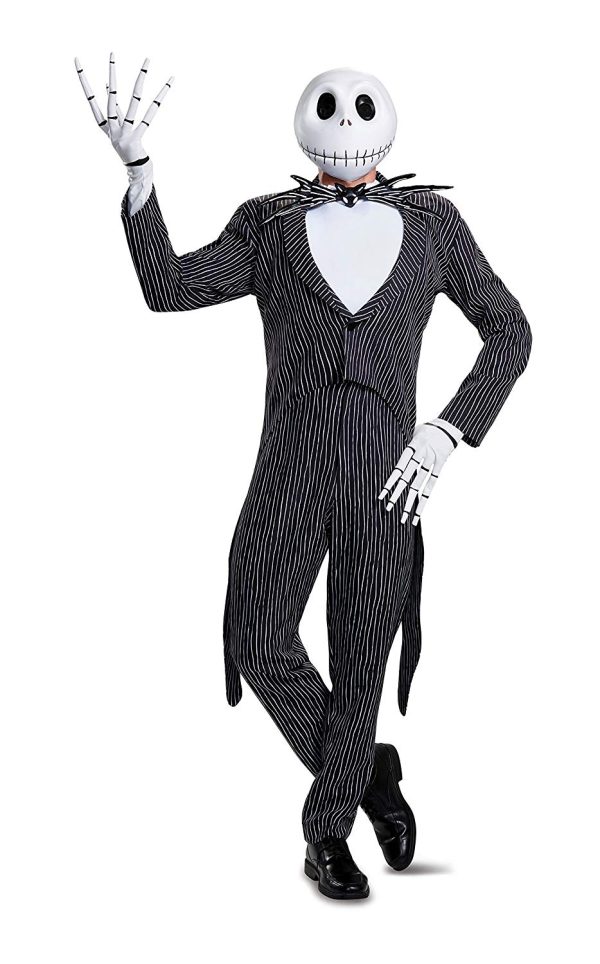 Fantasia The Nightmare Before Christmas Jack Skellington Adulto Luxo Fantasia The Nightmare Before Christmas Jack Skellington Adulto Luxo